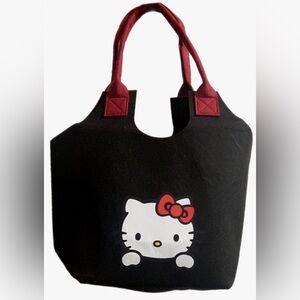 Hello Kitty Black Tote Bag